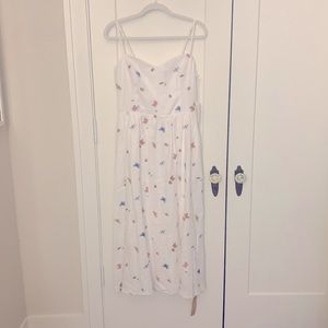 Reformation Linen Ladybug dress